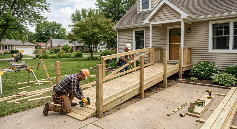 Entrance Ramp Installation in Kansas City, KS