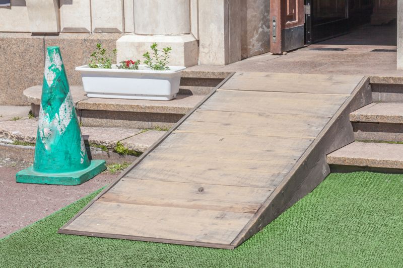 Porch Ramp Construction in Spring