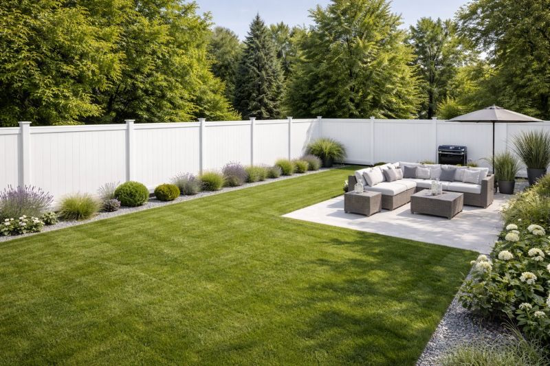 White Pvc Fence Installation in South Houston, TX